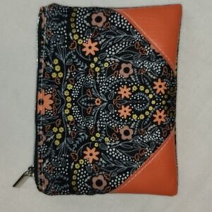 Coral & Black Companion Bag